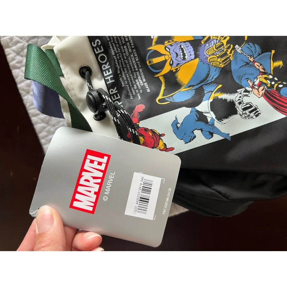 Marvel Super Villains Thanos Hulk Captain America Thanos Drawstring Backpack Bag